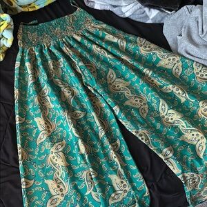 Elegant Paisley Print Skirt